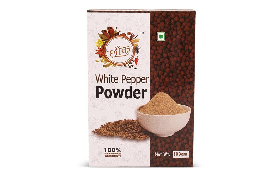 Chounk White Pepper Powder   Box  100 grams